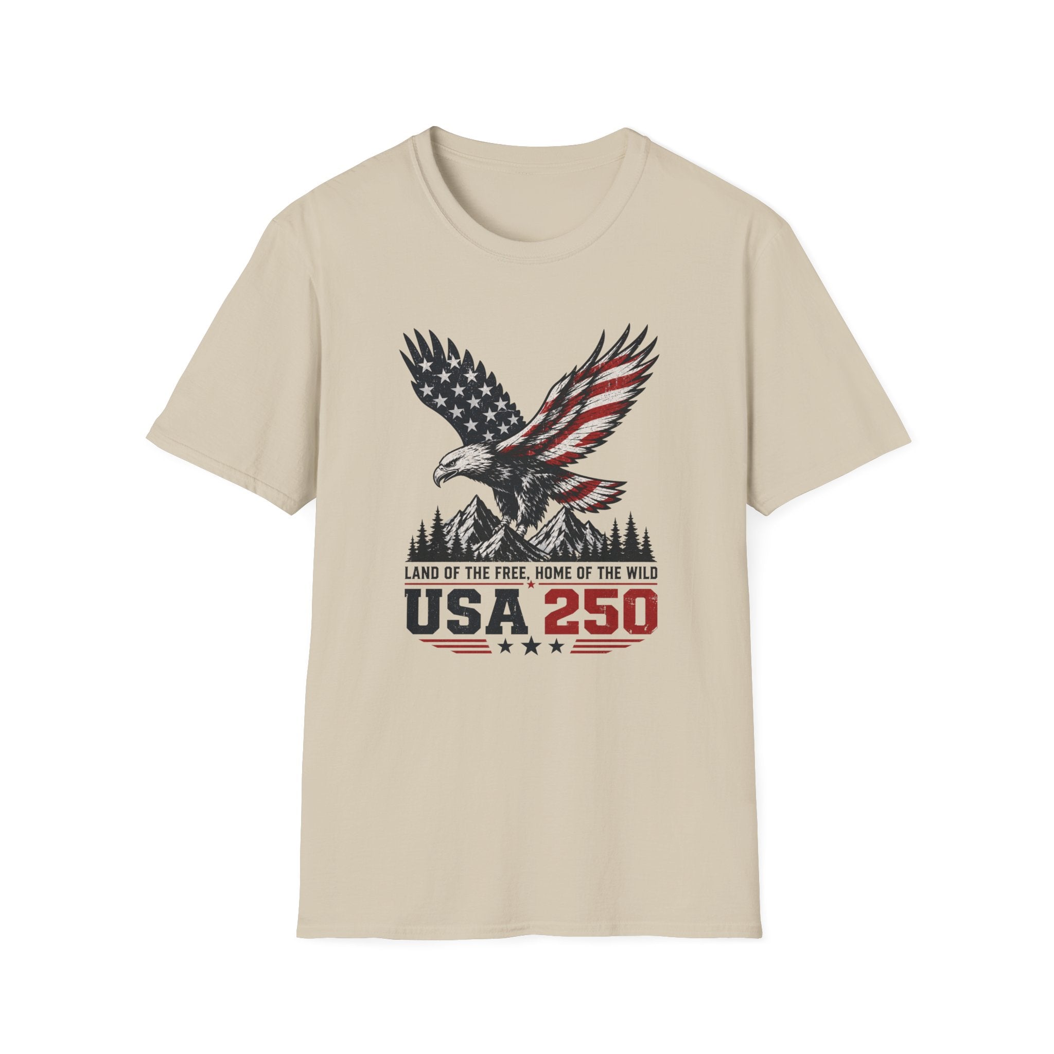 Patriotic Eagle — USA 250 "Land of the Free" Tee