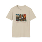 USA Scenic Graphic — America The Beautiful Landscape Tee