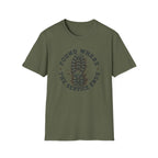 Found Where The Service Ends — Hiking Boot Print Tee