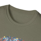 Star Spangled S'mores Campfire Tee (Fourth of July BBQ Patriotic Fireworks)
