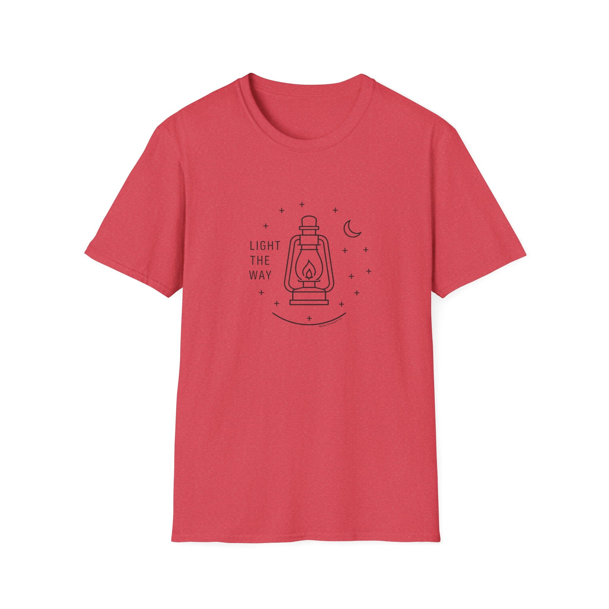 Lantern Graphic — “Light The Way” Minimal Tee