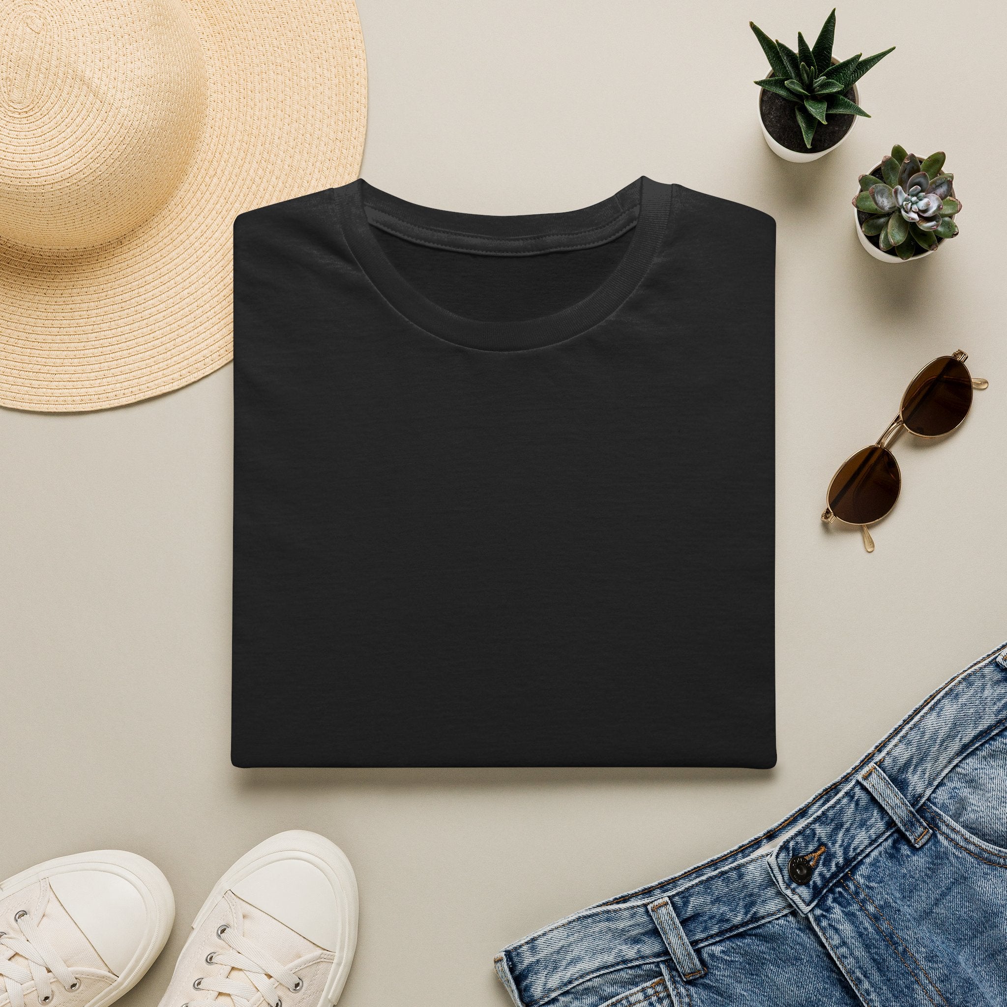 White Crewneck - Minimal Casual Tee for Everyday Wear
