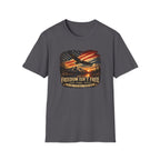 Freedom Isn't Free — American Flag Eagle Veteran Tribute Tee