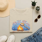 Star Spangled S'mores Campfire Tee (Fourth of July BBQ Patriotic Fireworks)