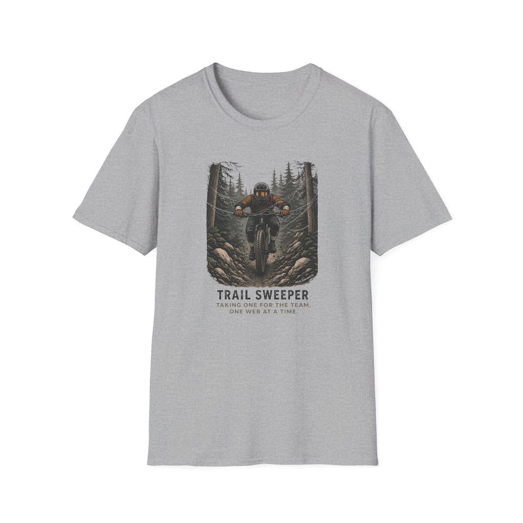 Trail Sweeper Mountain Biker Graphic Tee