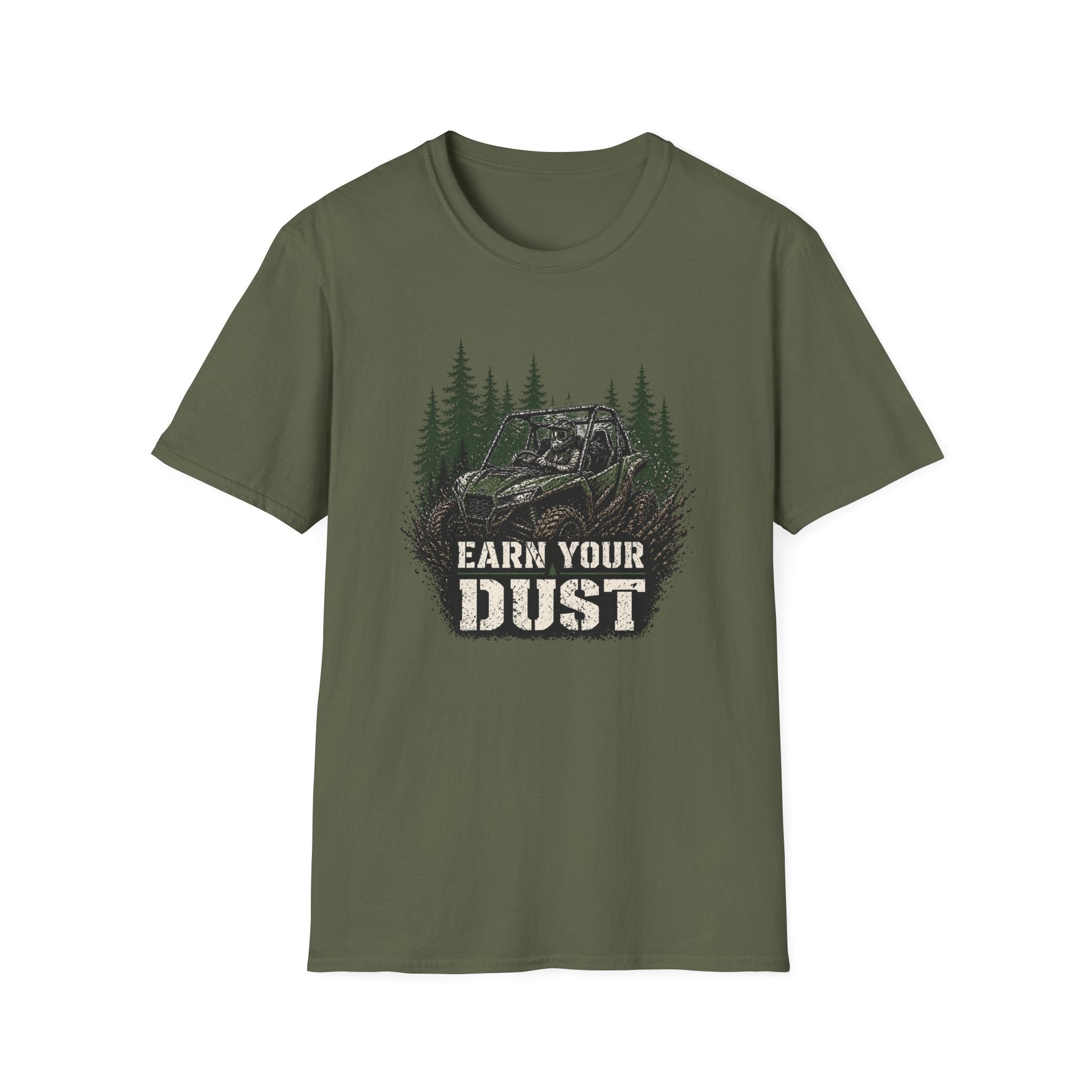 Off-Road UTV — "Earn Your Dust" Forest Adventure Tee