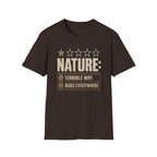 "Nature: 1-Star" Funny Camping T-Shirt