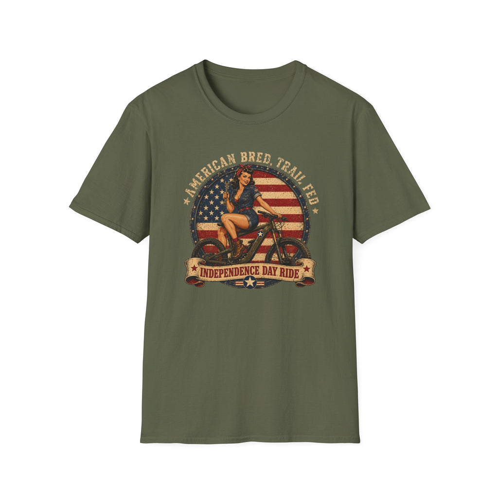American Bred Trail Fed Motorcycle — Vintage Pinup Independence Day Ride