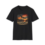 Freedom Isn't Free — American Flag Eagle Veteran Tribute Tee