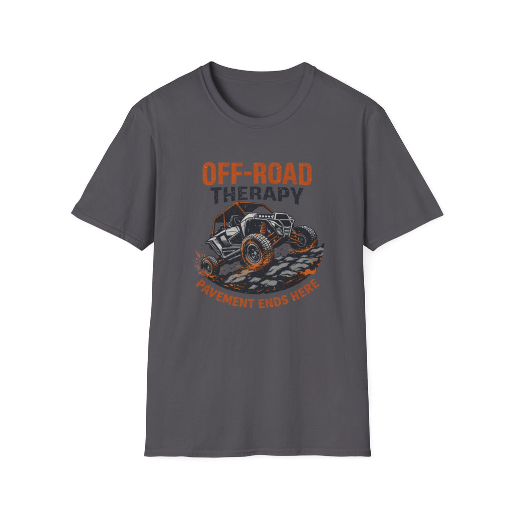 Off-Road Therapy — "Pavement Ends Here" ATV/UTV Graphic Tee