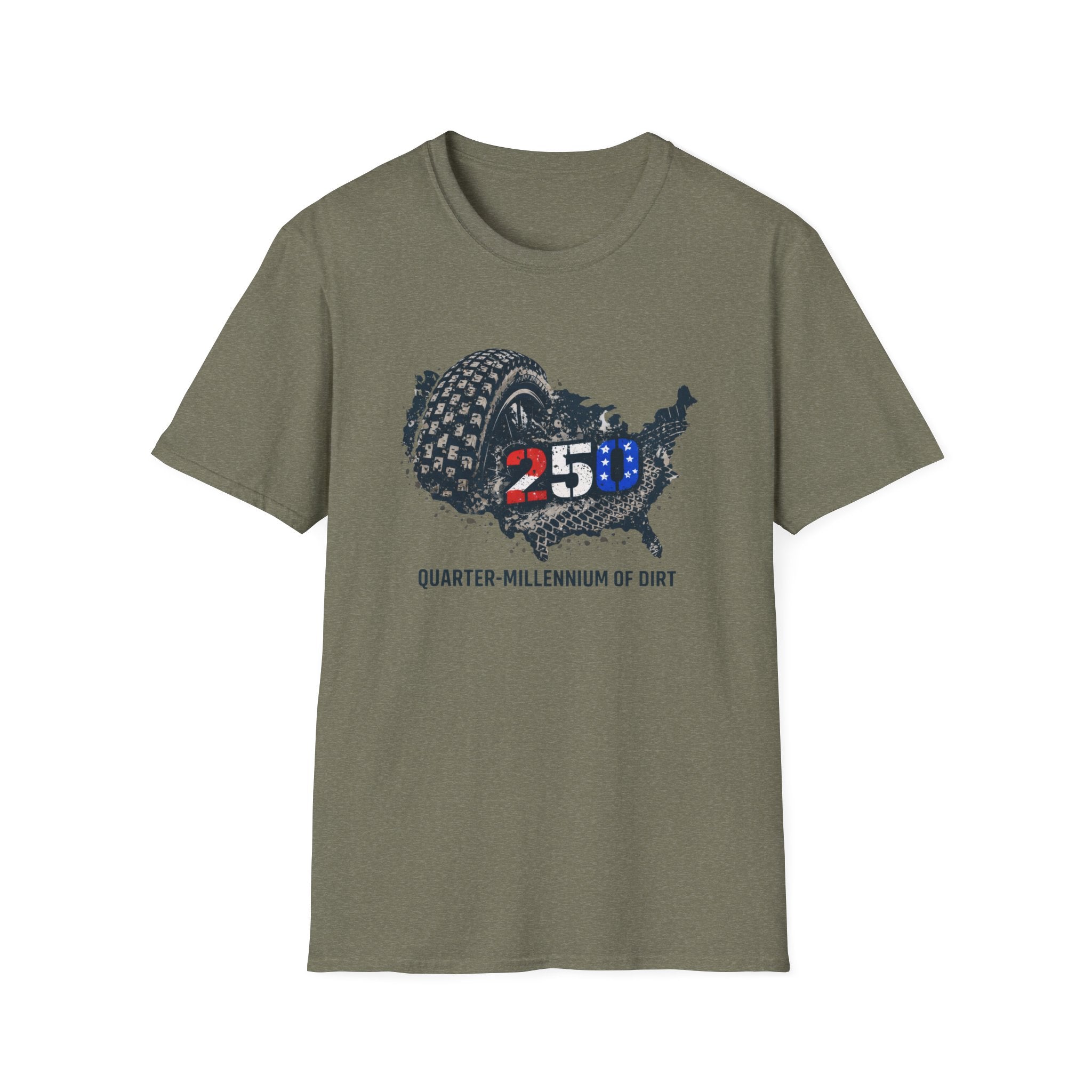 Quarter-Millennium of Dirt 250 USA — Off-Road Racing Patriots Tee