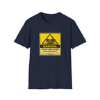 "Warning: I Do My Own Stunts (Unintentionally)" Vintage Warning Sign