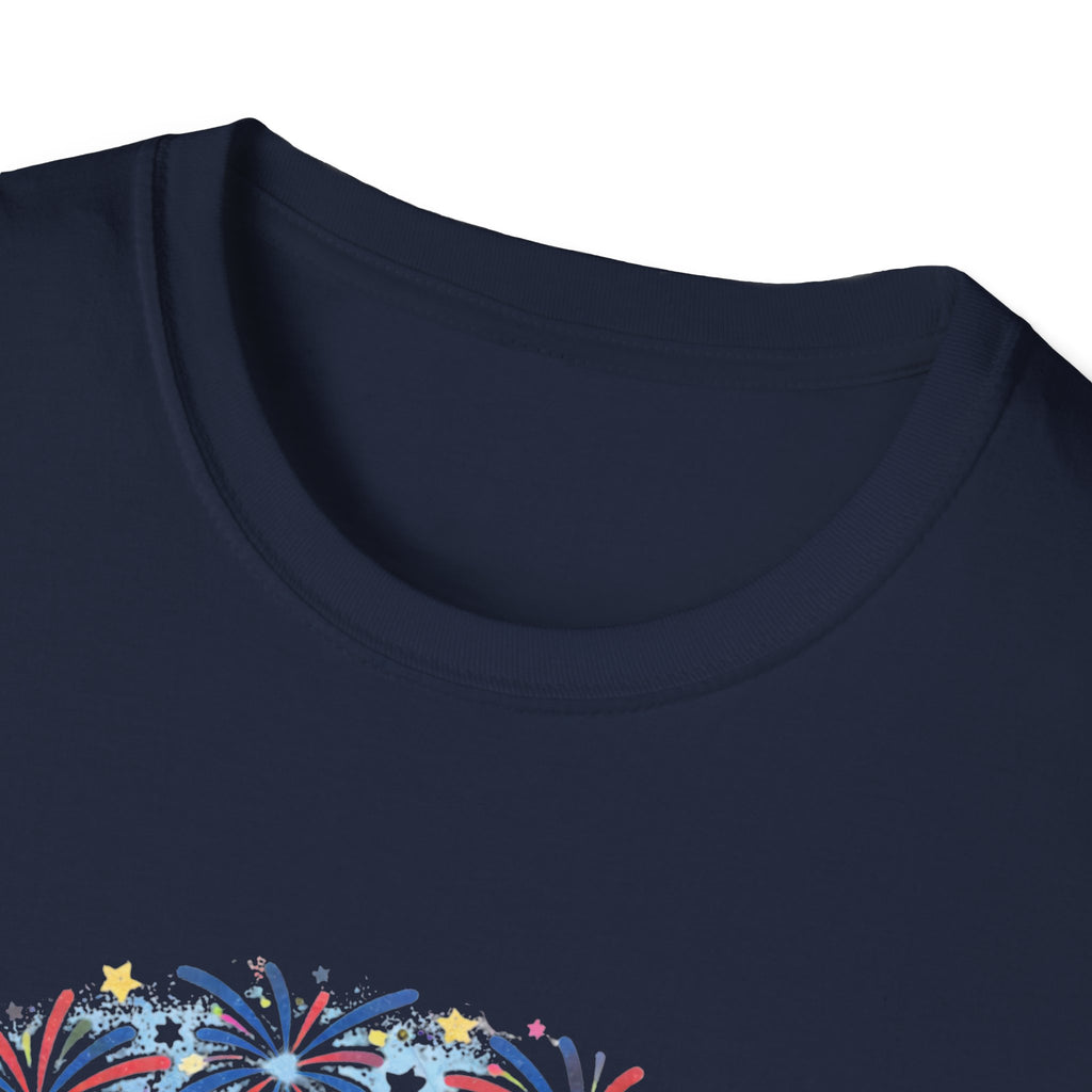 Star Spangled S'mores Campfire Tee (Fourth of July BBQ Patriotic Fireworks)