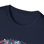 Star Spangled S'mores Campfire Tee (Fourth of July BBQ Patriotic Fireworks)