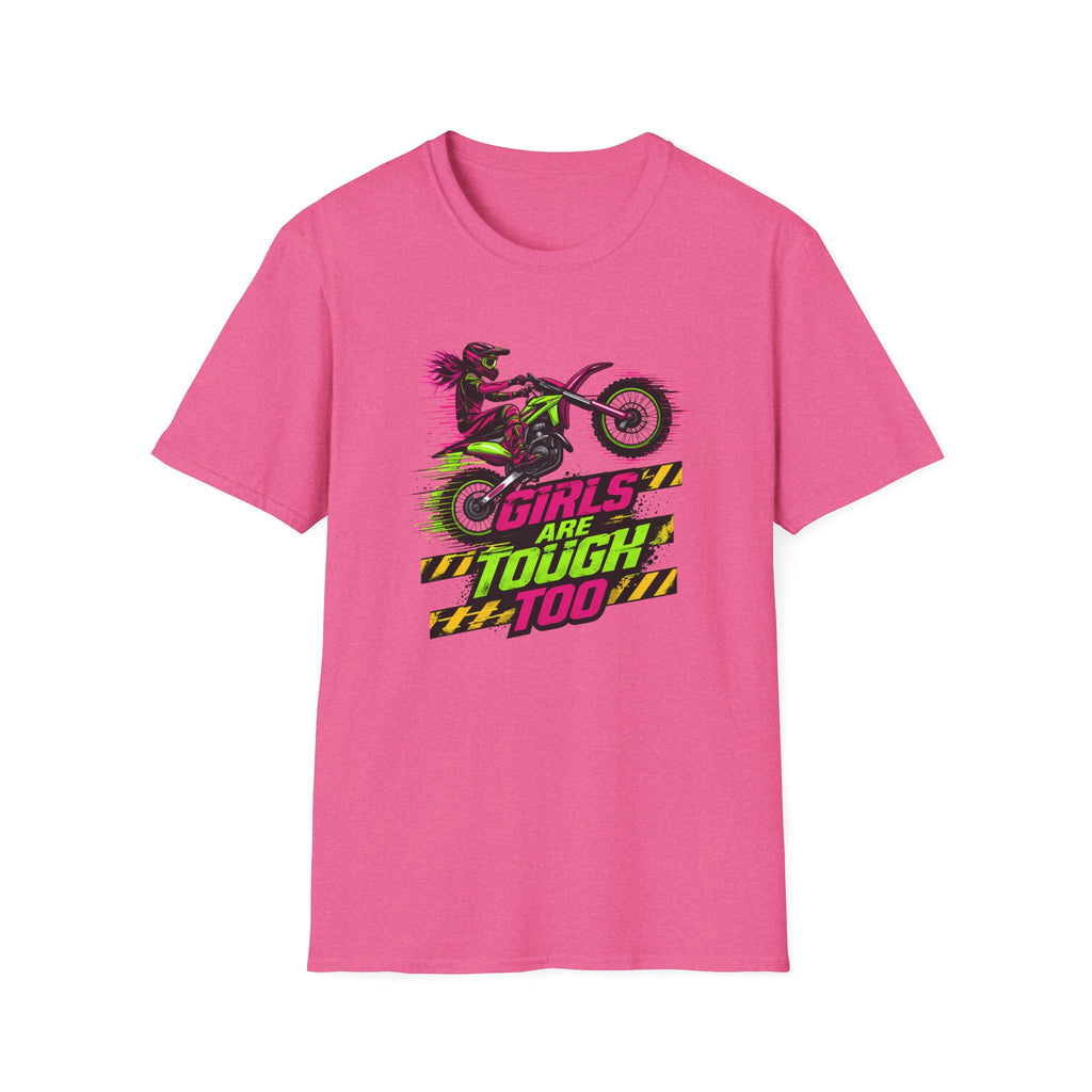 Girls Are Tough Too Motocross T-Shirt