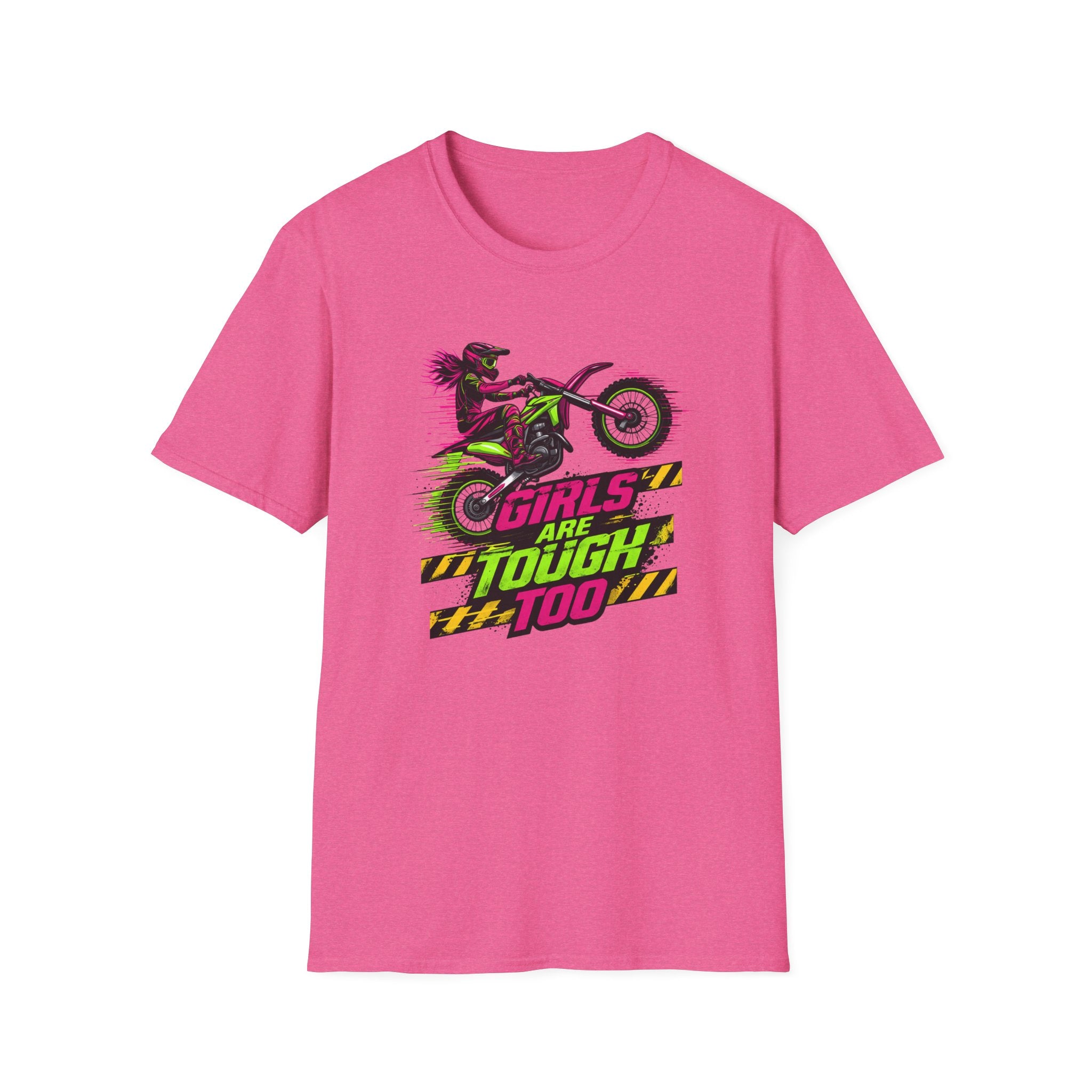 Girls Are Tough Too Motocross T-Shirt