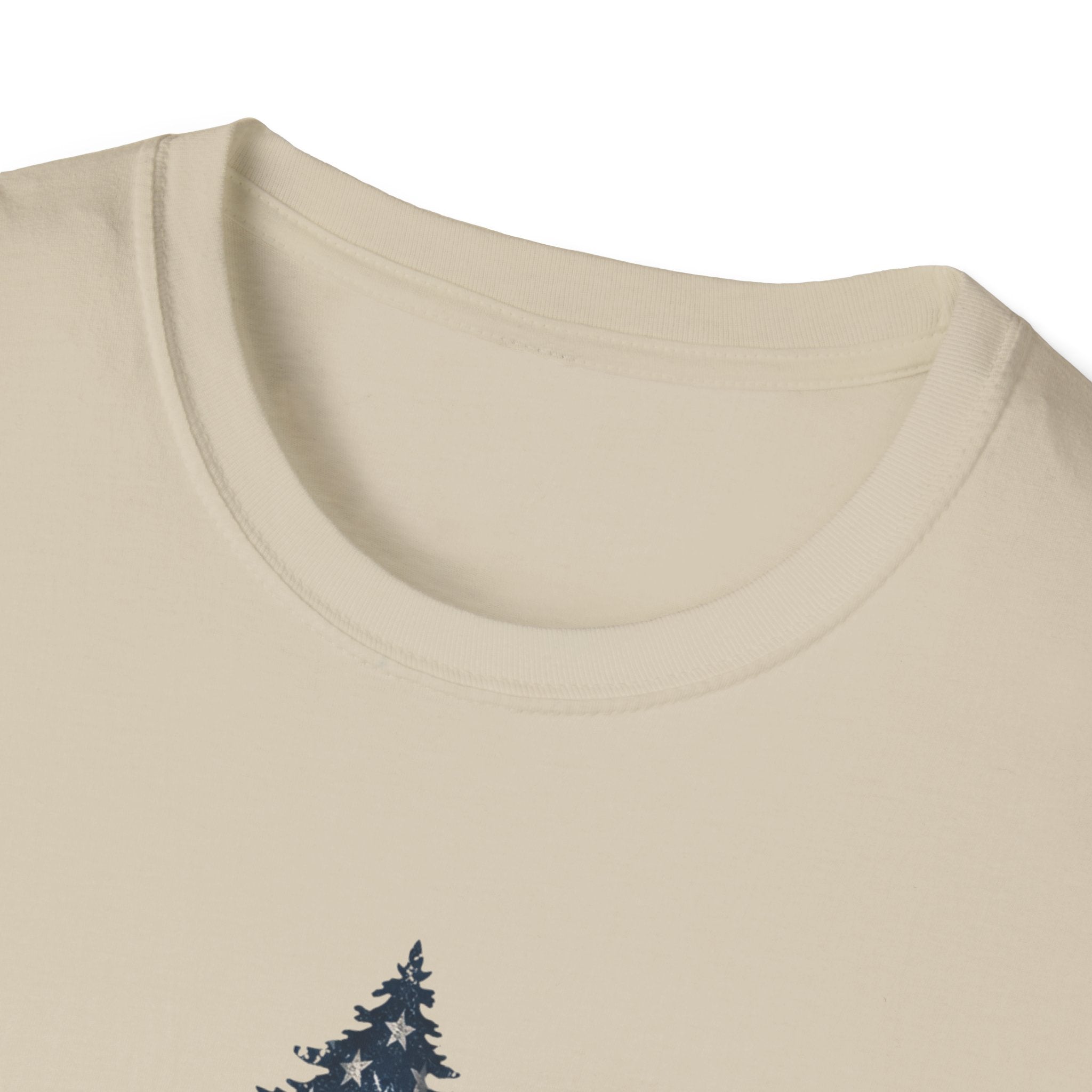American Flag Pine Tree — "National Adventure" Patriotic Graphic Tee