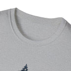 American Flag Pine Tree — "National Adventure" Patriotic Graphic Tee