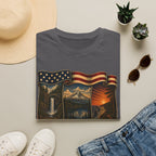 See the USA — Vintage American Flag Scenic Travel Tee