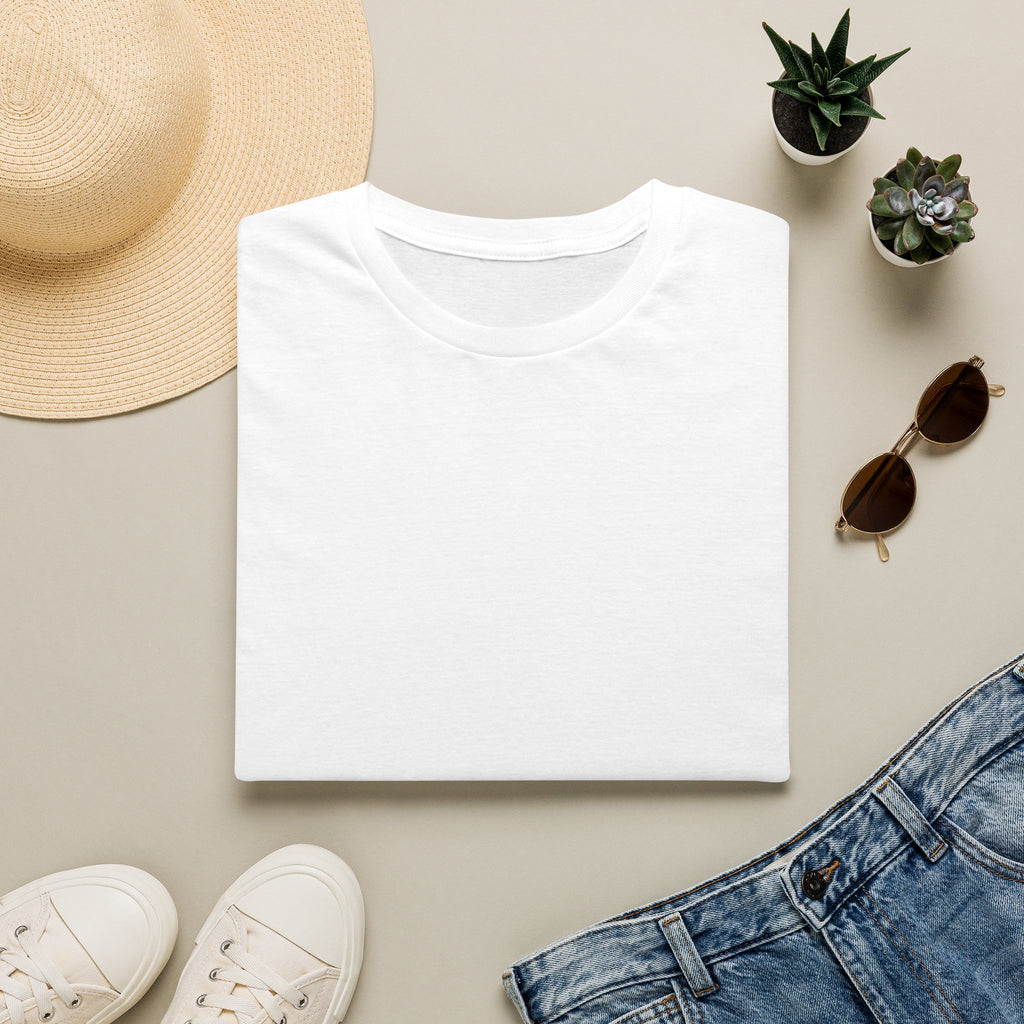White Crewneck - Minimal Casual Tee for Everyday Wear