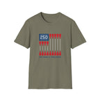 Rowing 250 Years – '250 Years of Pure Stoke' Patriotic Oar Tee