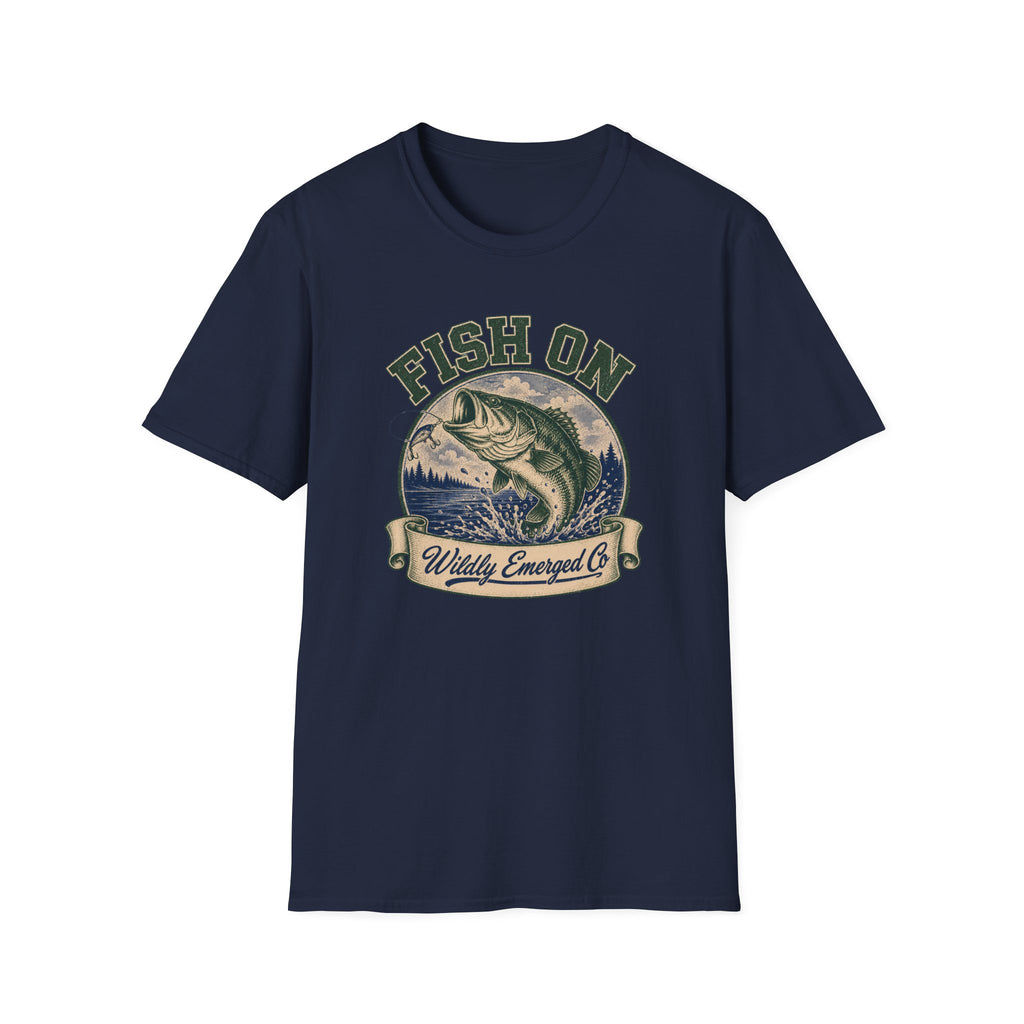 Fish On — Vintage Bass Fishing Tee
