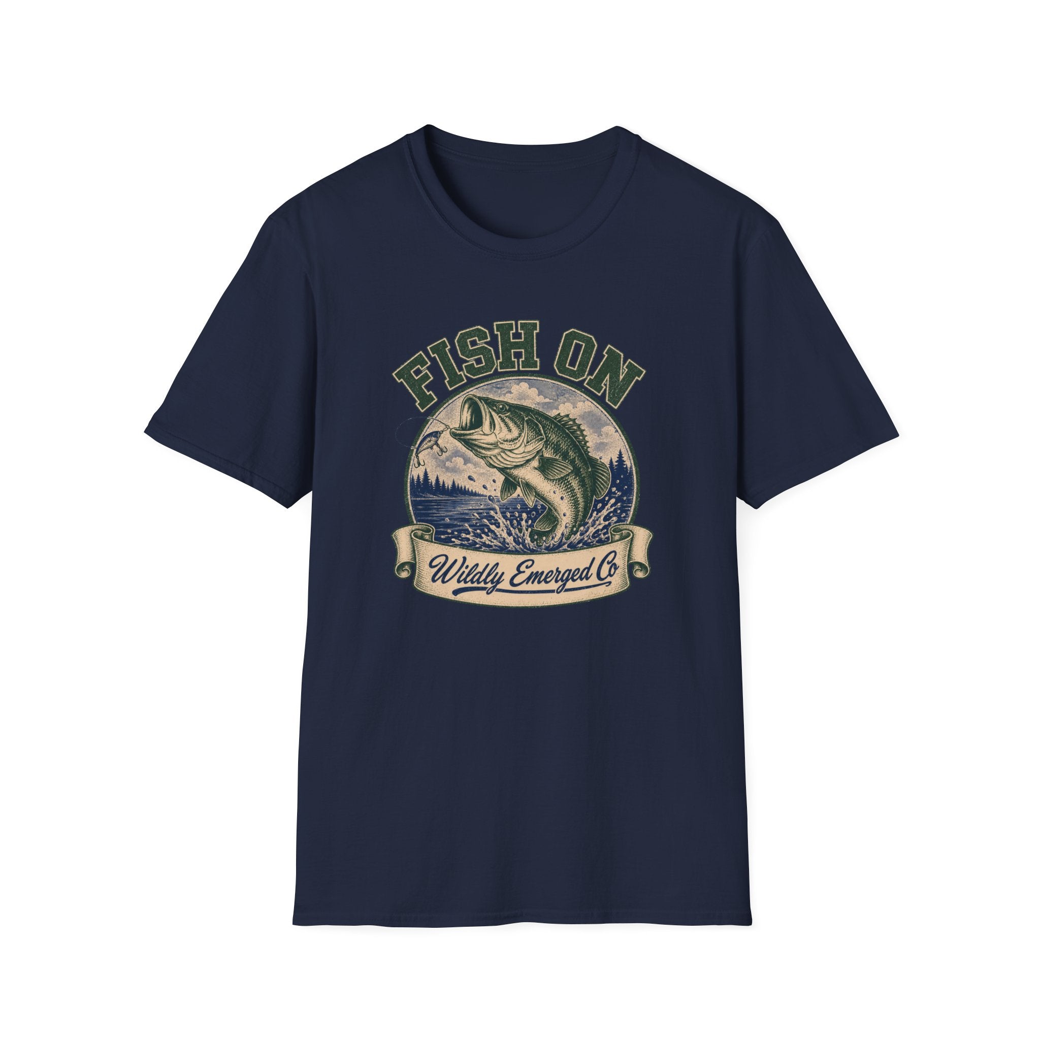 Fish On — Vintage Bass Fishing Tee