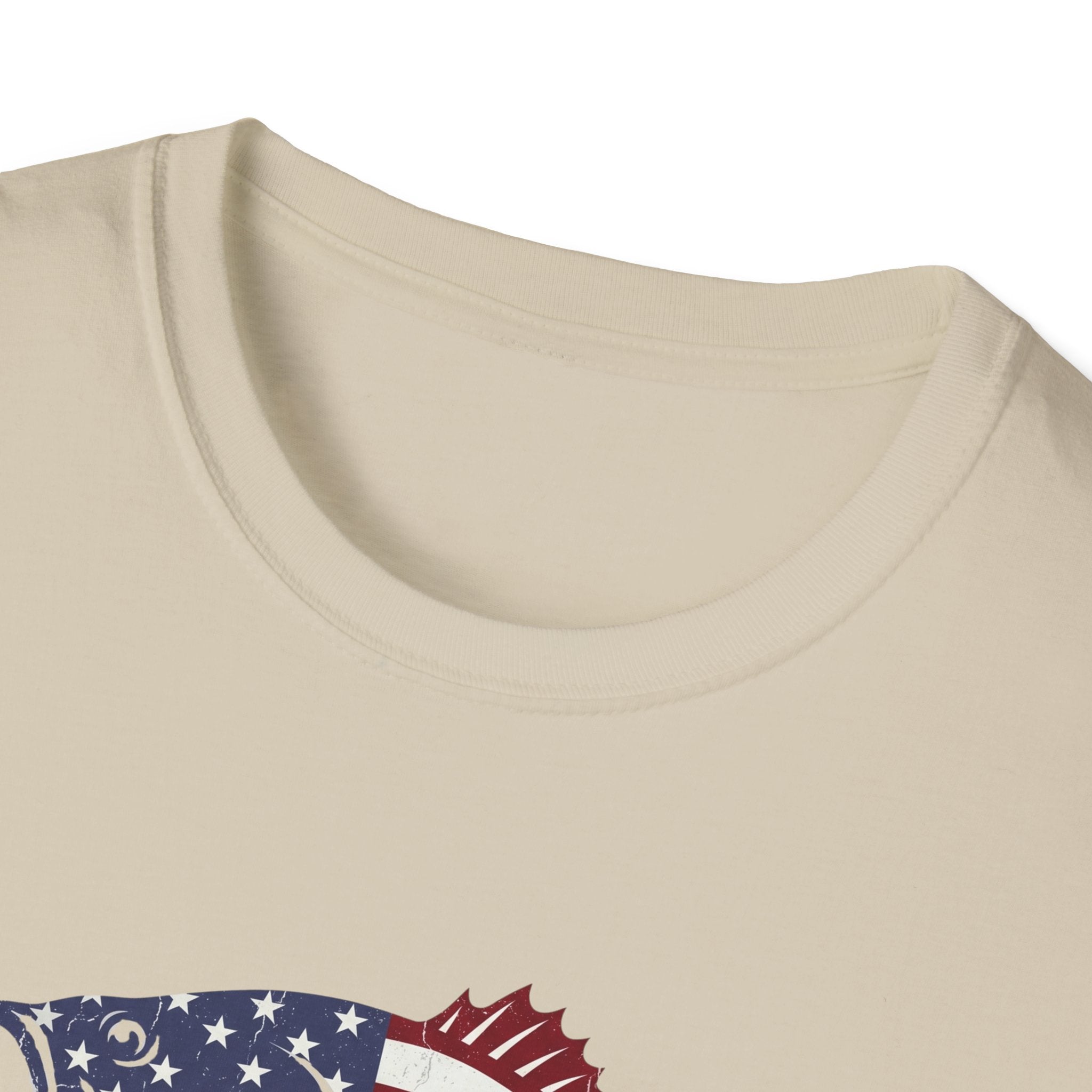 Patriotic Bass — American Flag Fish Tee