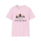 Into The Wild — Mountain Sunset Paw Print Tee