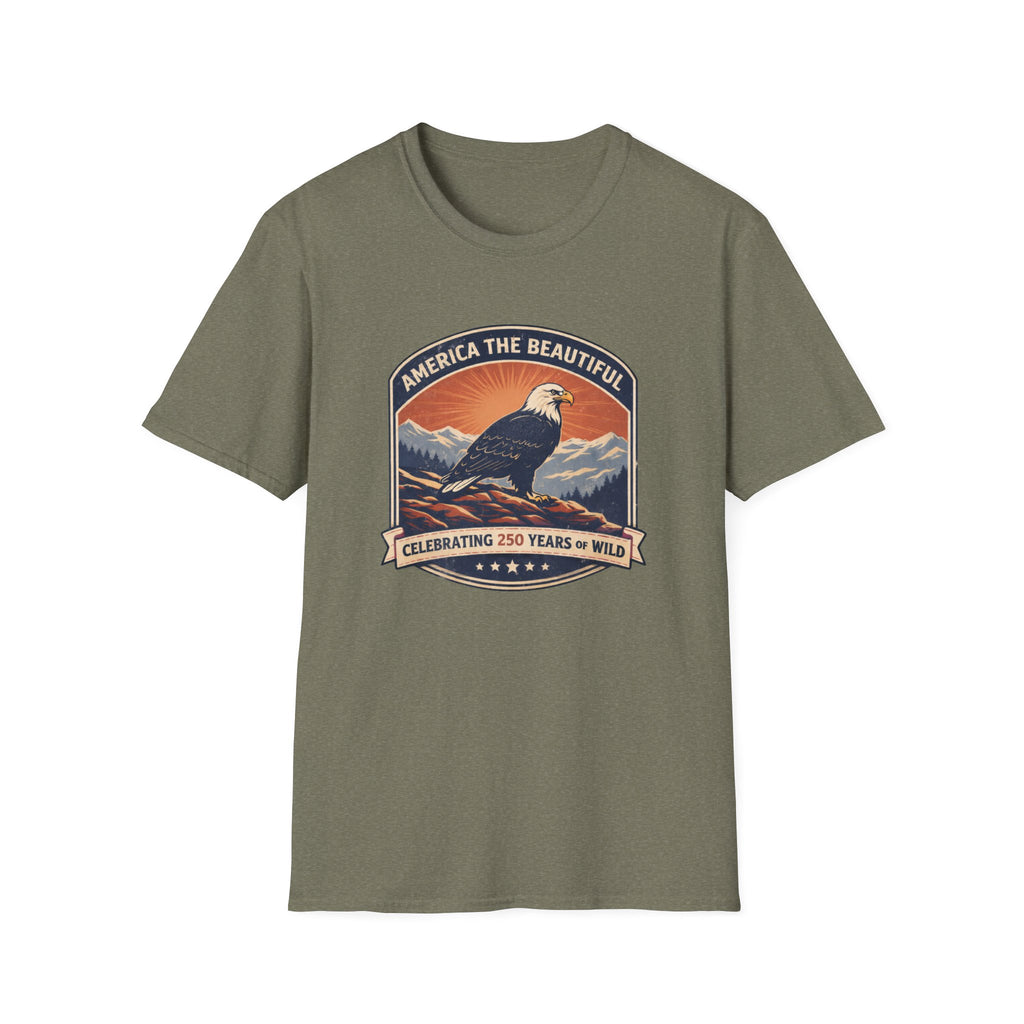 America the Beautiful Eagle — Celebrating 250 Years Patriotic Tee