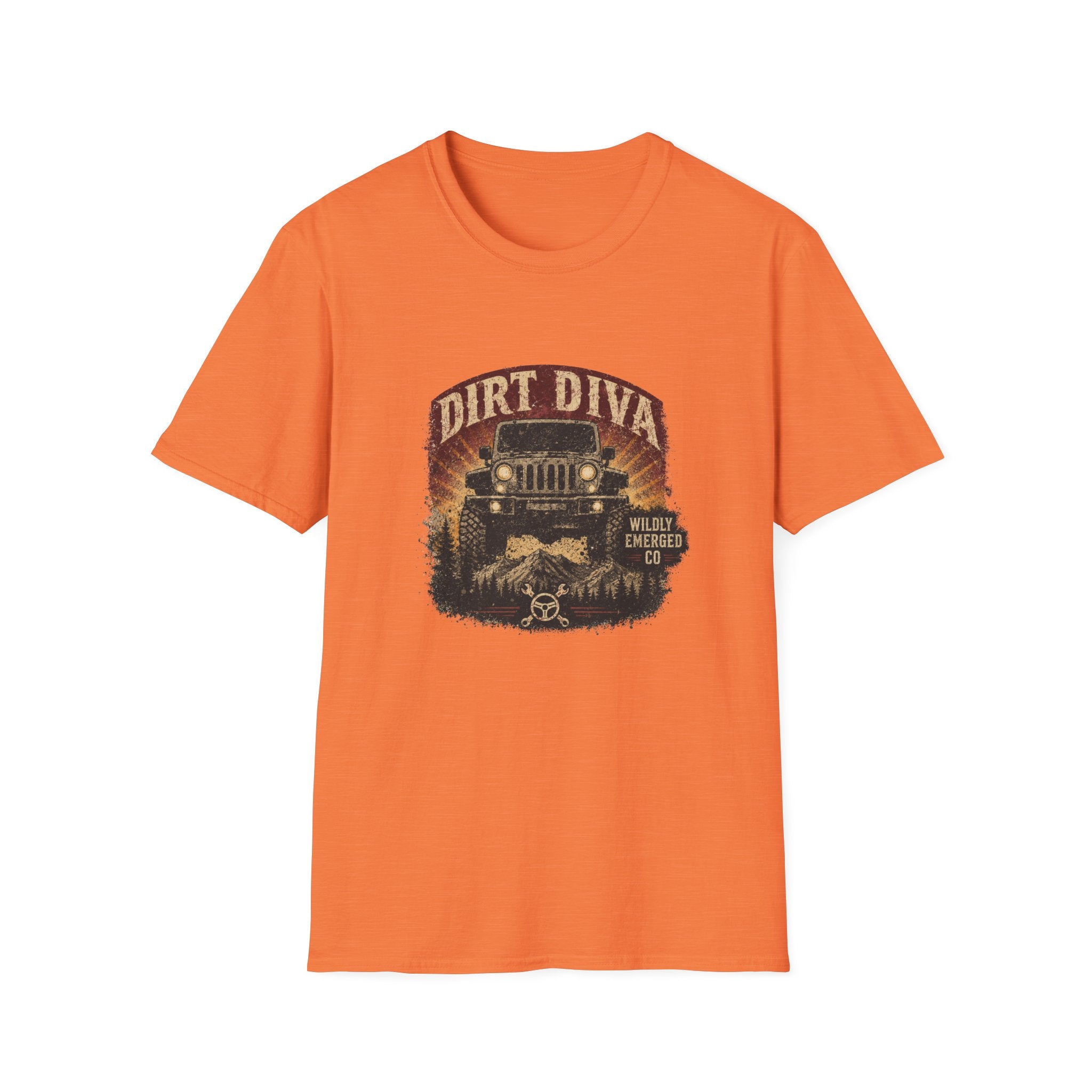 Dirt Diva Jeep — Off‑Road Women's Adventure Tee