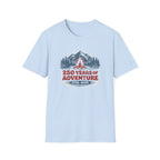 250 Years of Adventure — 1776–2026 Patriotic Outdoor Campfire Tee