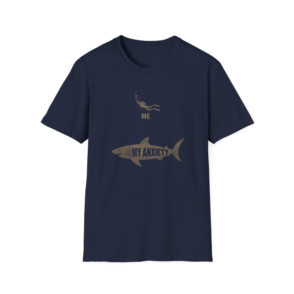 'Me' Diver vs. My Anxiety Shark T-Shirt