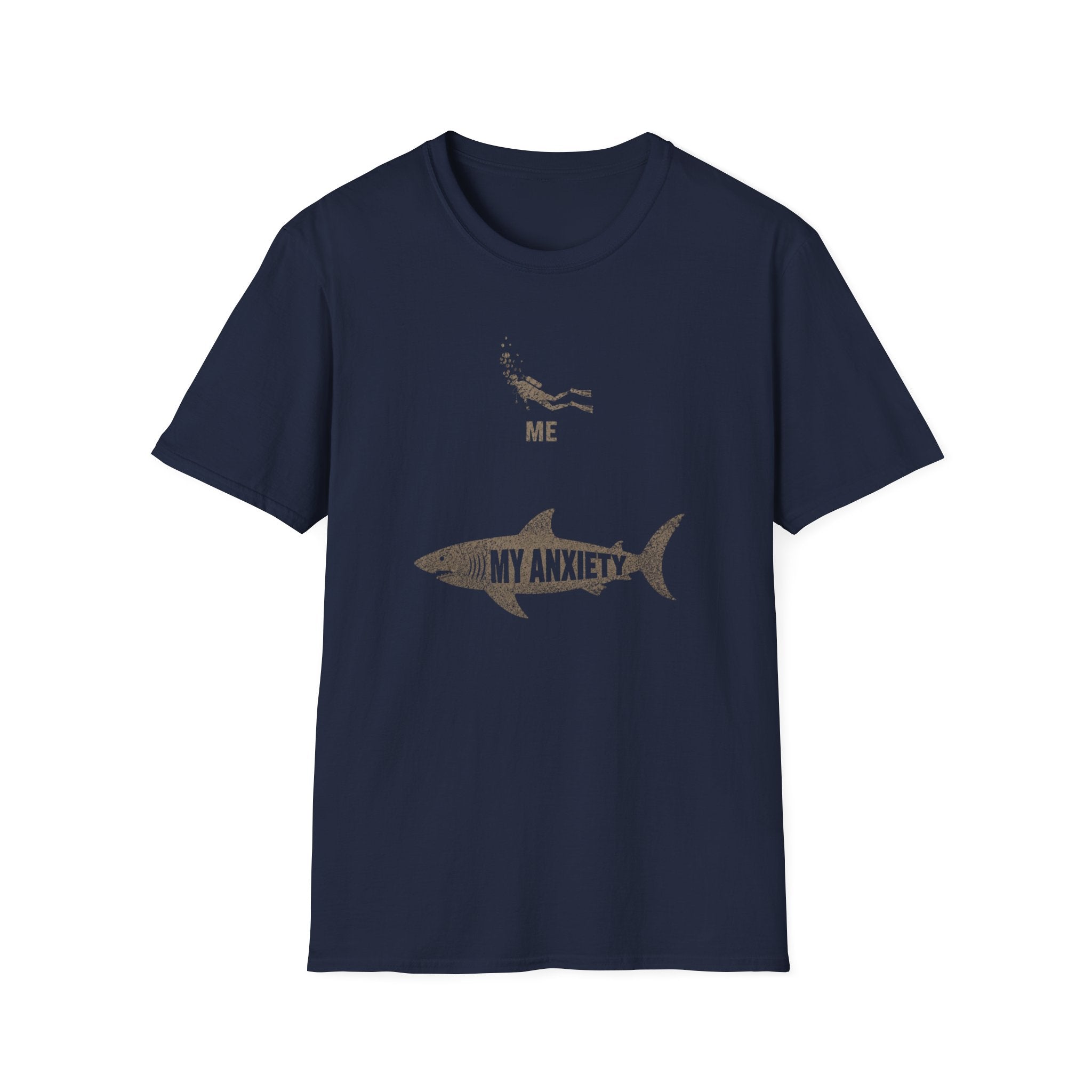 'Me' Diver vs. My Anxiety Shark T-Shirt