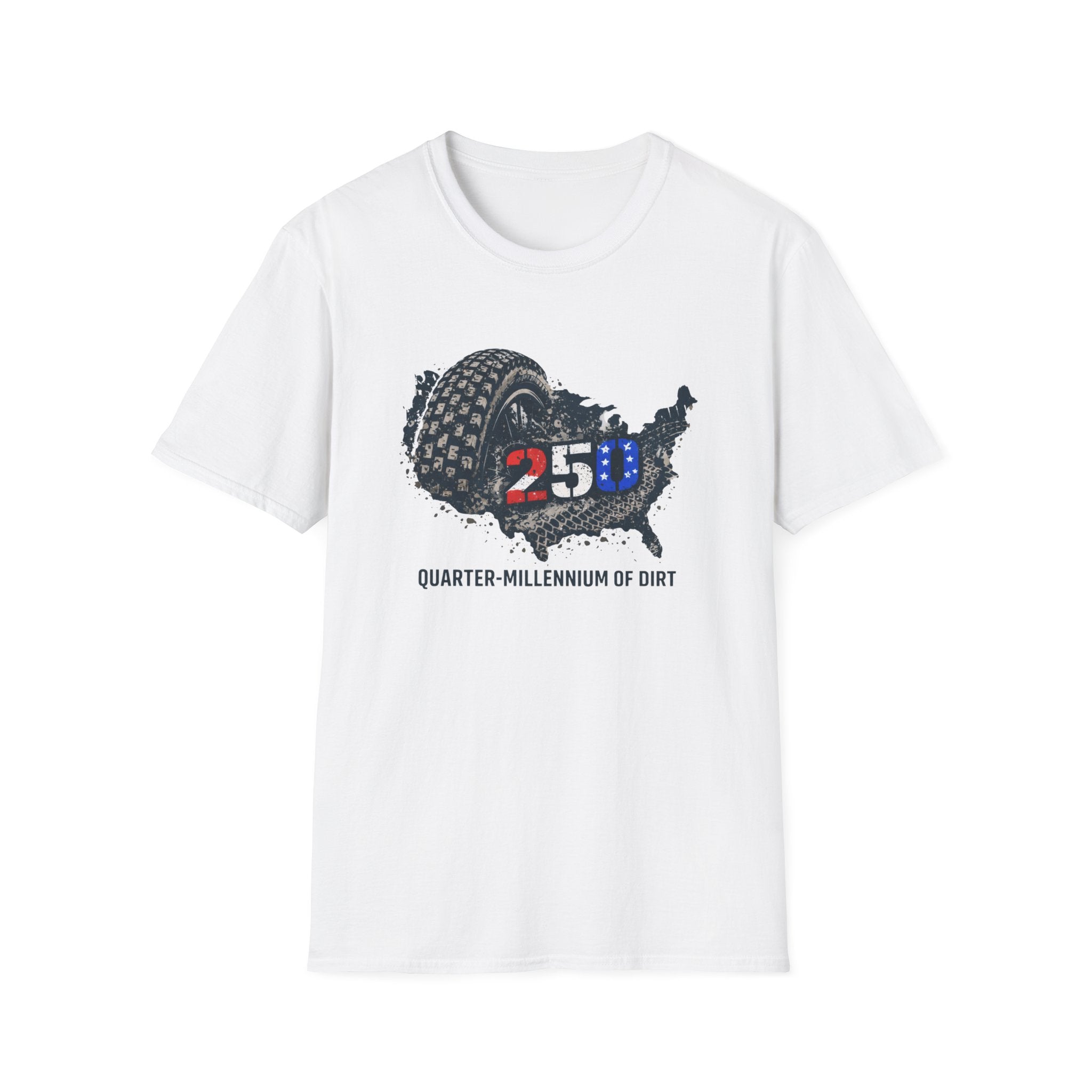 Quarter-Millennium of Dirt 250 USA — Off-Road Racing Patriots Tee