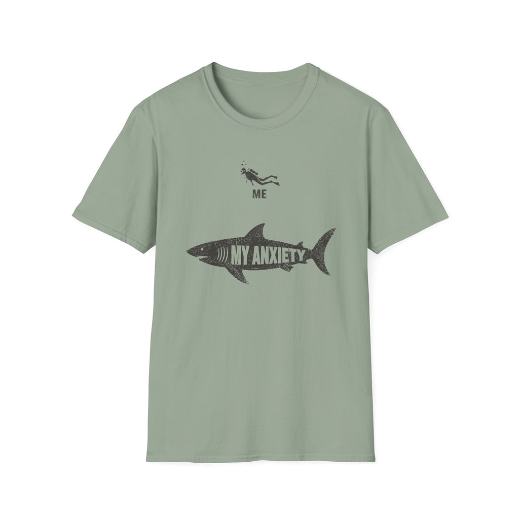 'Me' Diver vs. My Anxiety Shark T-Shirt