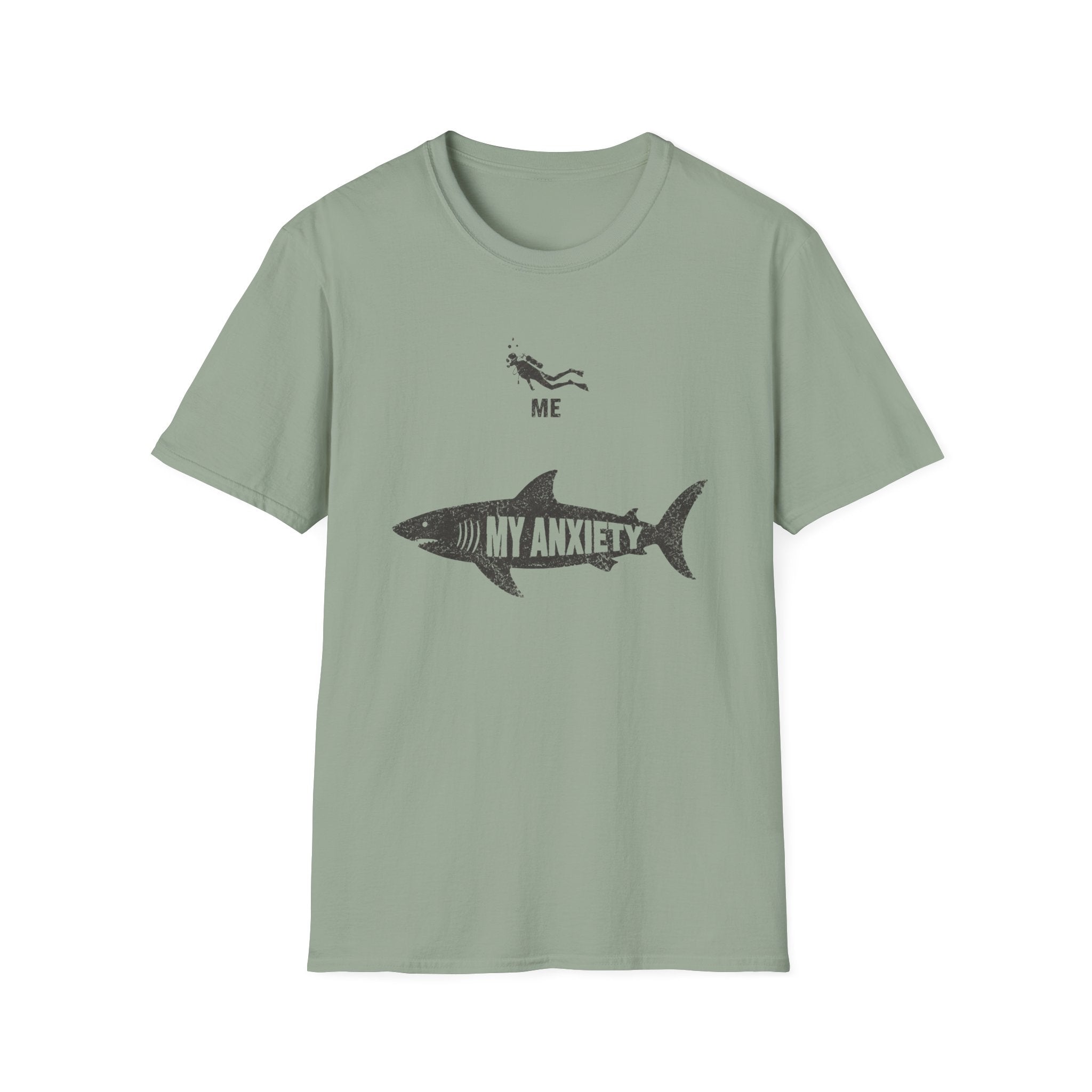 'Me' Diver vs. My Anxiety Shark T-Shirt