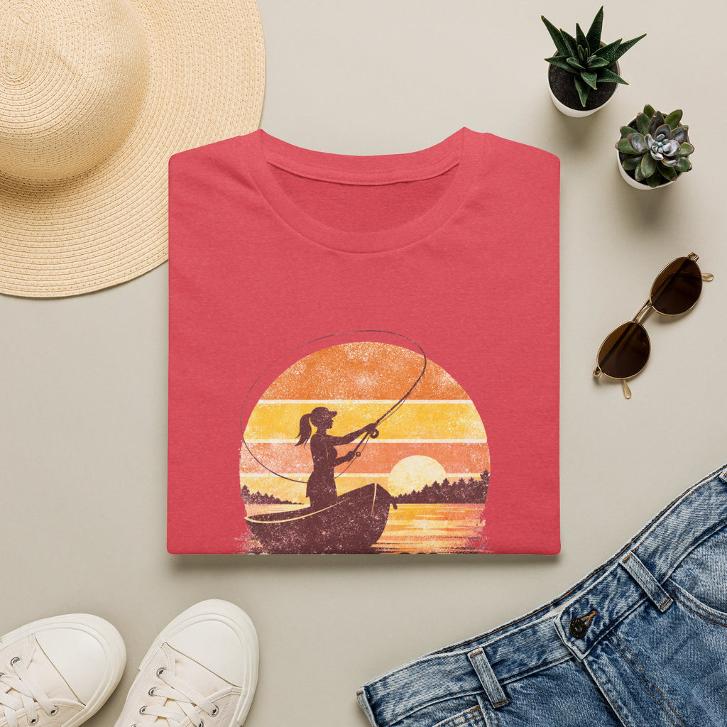 "Hooked on the Horizon" Sunset Angler Tee