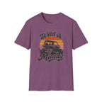 Wild & Muddy Off-Road T-Shirt — Vintage Sunset UTV ATV Tee for Outdoor Adventure Lovers