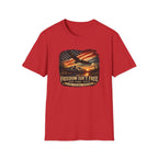 Freedom Isn't Free — American Flag Eagle Veteran Tribute Tee