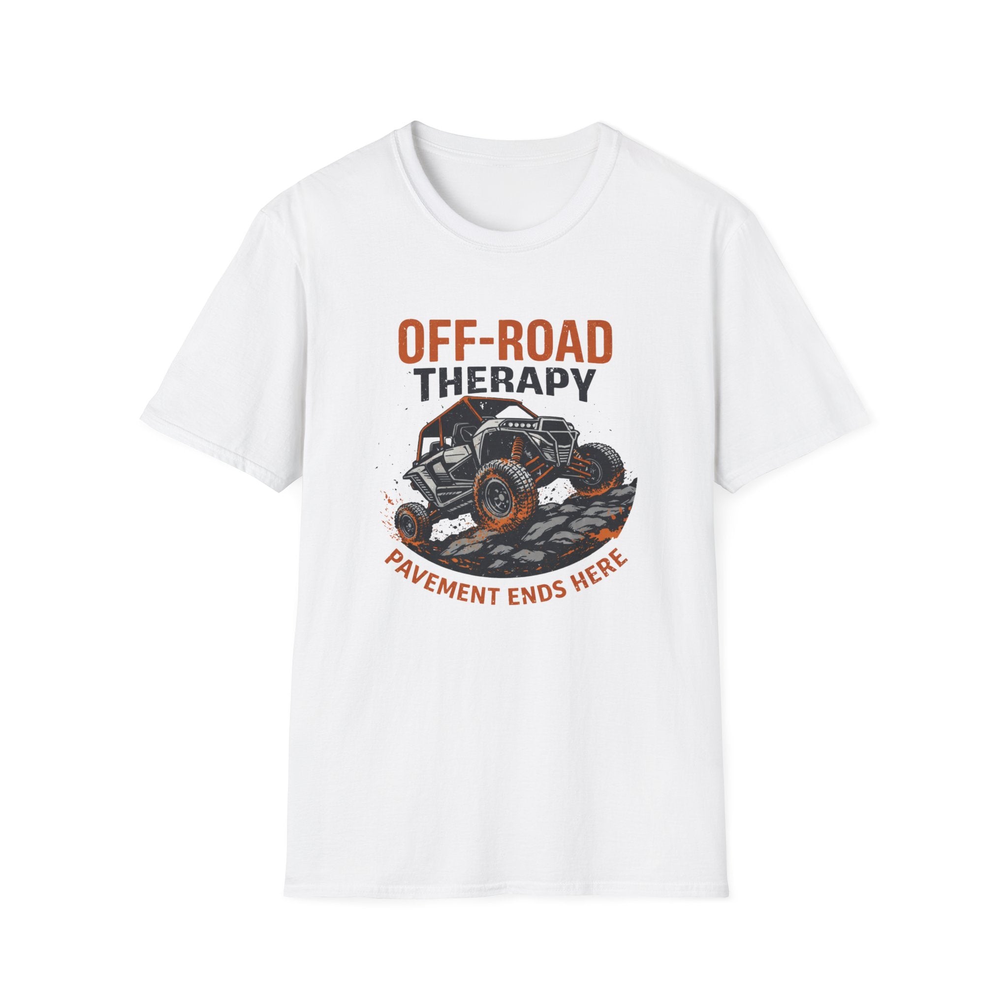 Off-Road Therapy — "Pavement Ends Here" ATV/UTV Graphic Tee