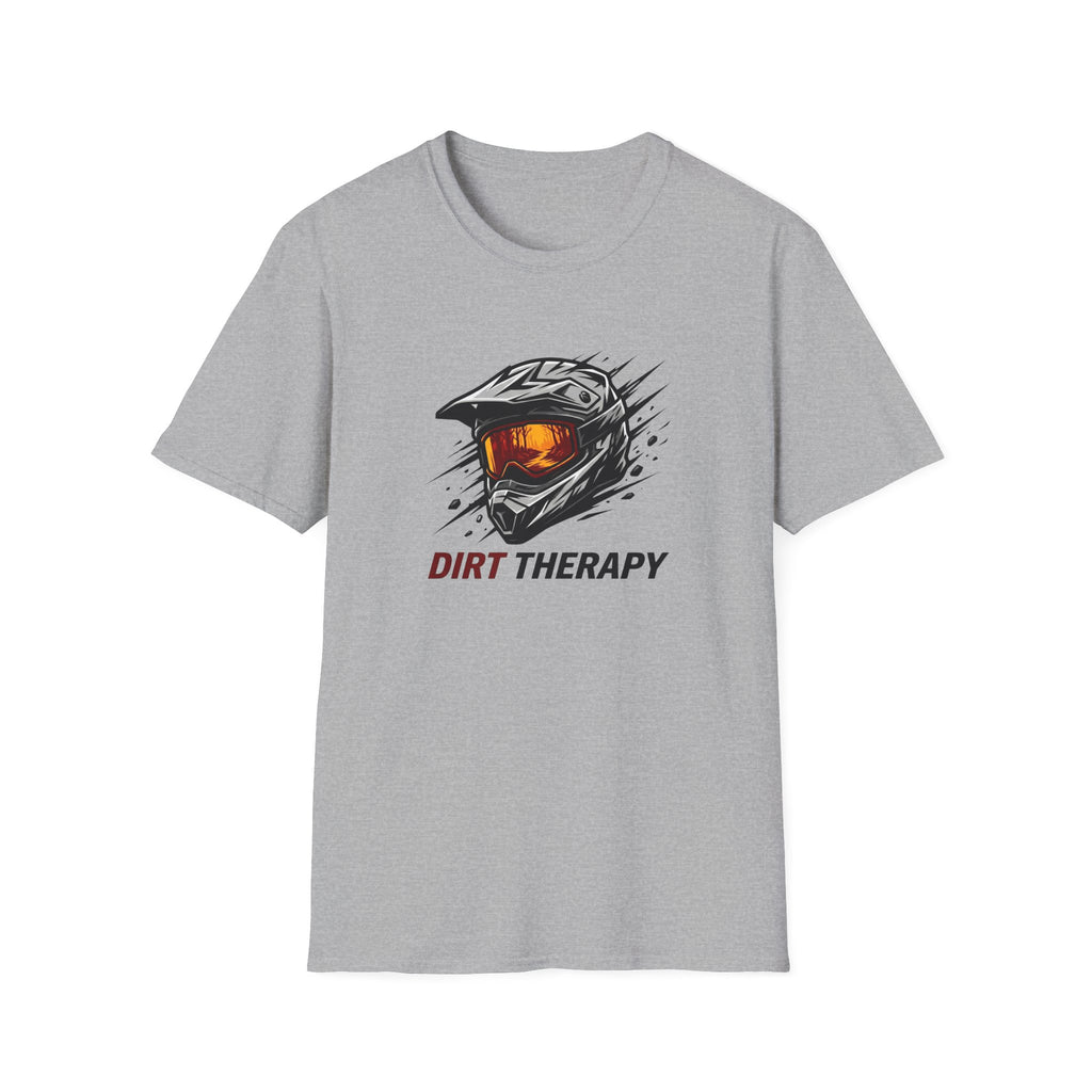 Motocross Helmet — 'Dirt Therapy' Off-Road Riding Tee