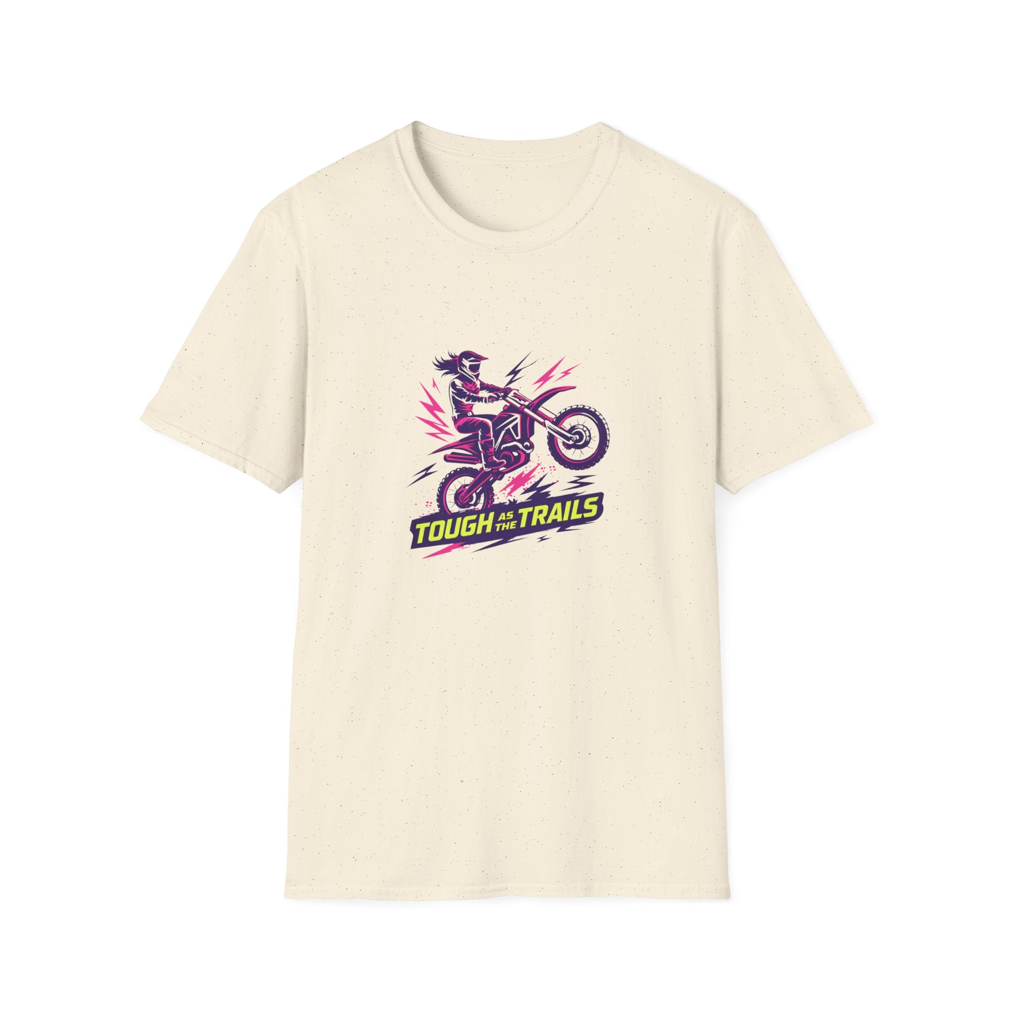 Motocross Dirt Bike — "Tough on the Trails" Racing Tee