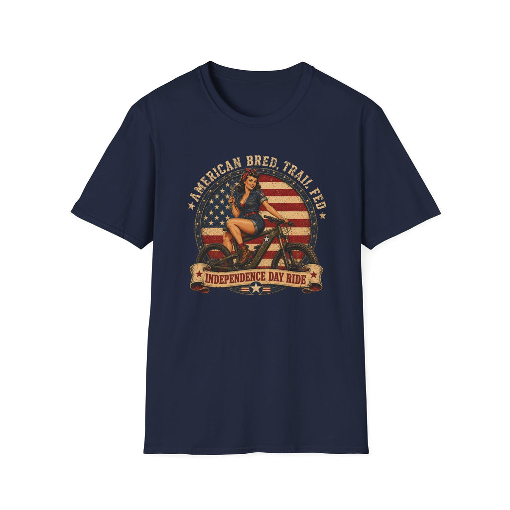 American Bred Trail Fed Motorcycle — Vintage Pinup Independence Day Ride