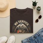 No Service No Problem — Adventure Compass Mountain Graphic Tee