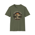 Adventure Leaves Mountain — Retro Sunset Outdoors Graphic Tee