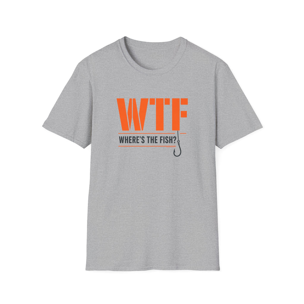 WTF Where's The Fish?  — Funny Fishing Tee for Anglers