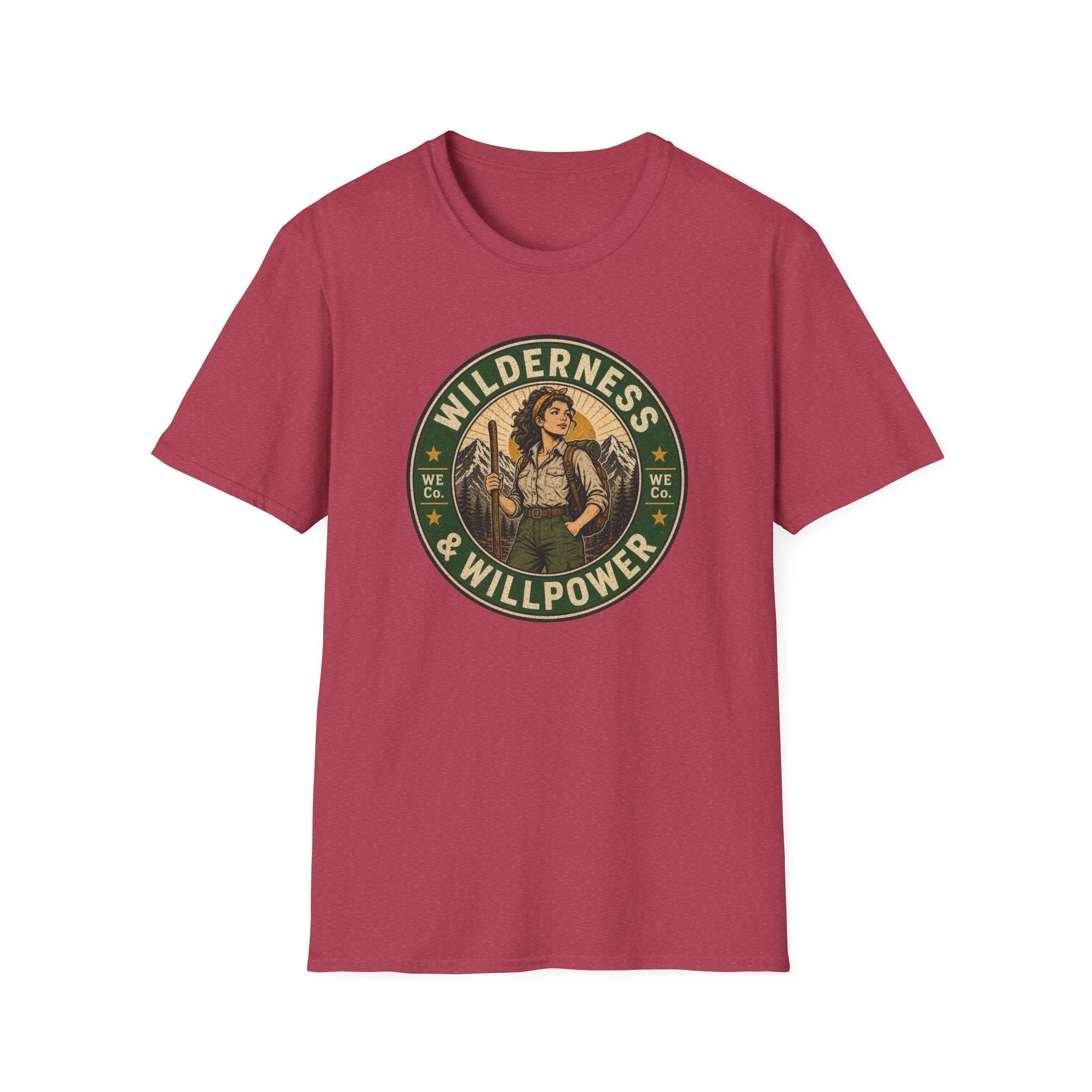 Wilderness & Willpower — Vintage Outdoor Adventure Graphic
