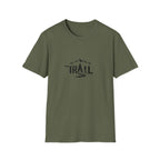 Trail Graphic T-Shirt — Mountain & Pine Tree Hiking Design