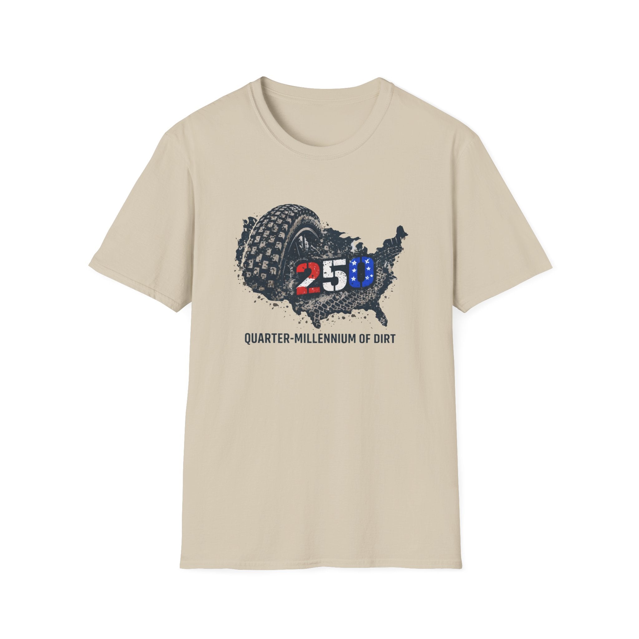 Quarter-Millennium of Dirt 250 USA — Off-Road Racing Patriots Tee